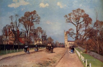 the avenue sydenham 1871 Camille Pissarro Oil Paintings